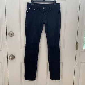 Women's Black True Religion Denim Jeans Size 27